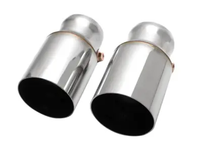 Terminali di scarico Fabspeed Deluxe Dual Style, in acciaio inox lucidato (per PSE). Porsche 991.2 Carrera (2017-2019) - 9P1251187B, 9P1251188B, 99104420021, 99104420020, 99104420024, 99104420025 - FS.POR.9912.PSEDLTP